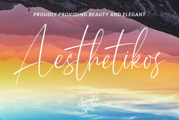 Aesthetikos: The Elegant Script Font for Branding