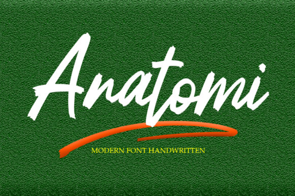 Anatomi: A Handwritten Typeface for Editorial Elegance
