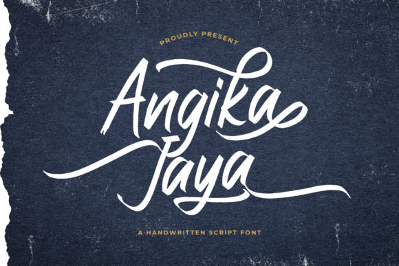 Angika Jaya: An Elegant Handwritten Font for Branding