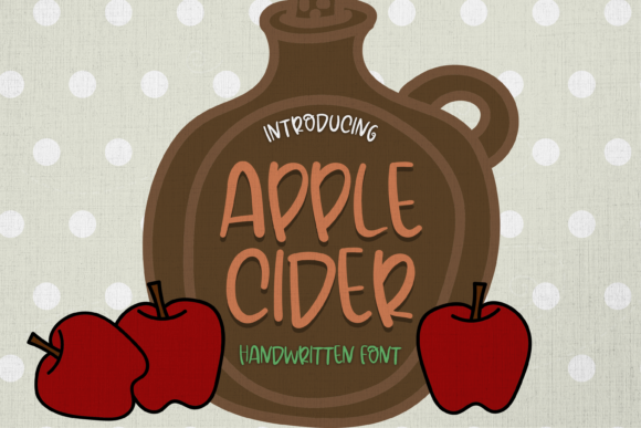 Apple Cider: A Handwritten Font for Editorial Design