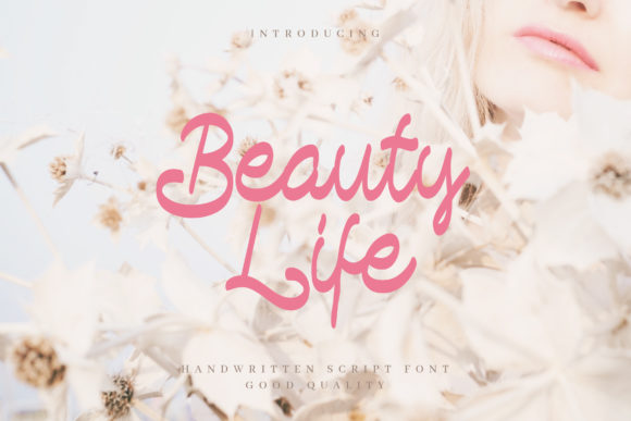 Beauty Life: A Handwritten Font for Modern Web Design