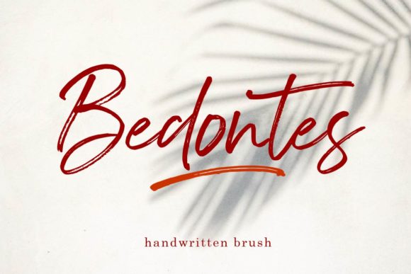 Bedontes: A Handwritten Font for Elegant Editorial Design