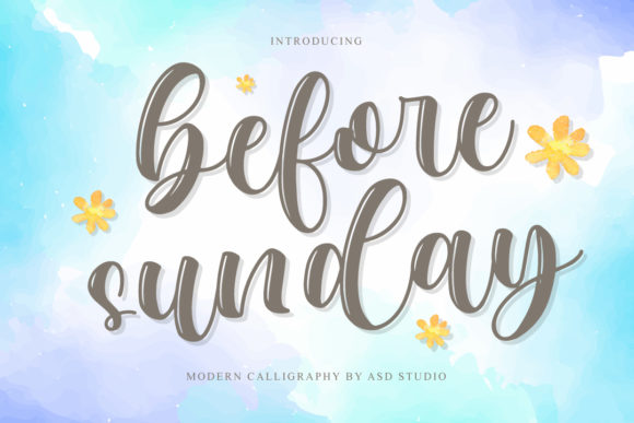 Before Sunday: A Handwritten Font for Editorial Calm