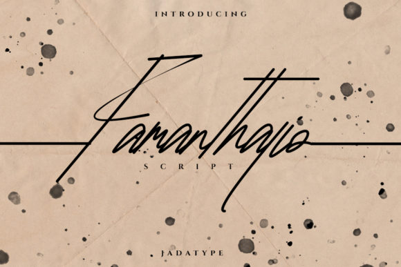 Famanthalio: A Timeless Handwritten Font for Editorial Design