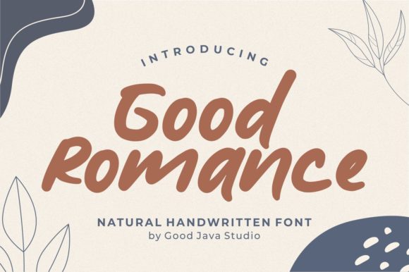 Good Romance: A Handwritten Font for Editorial Design