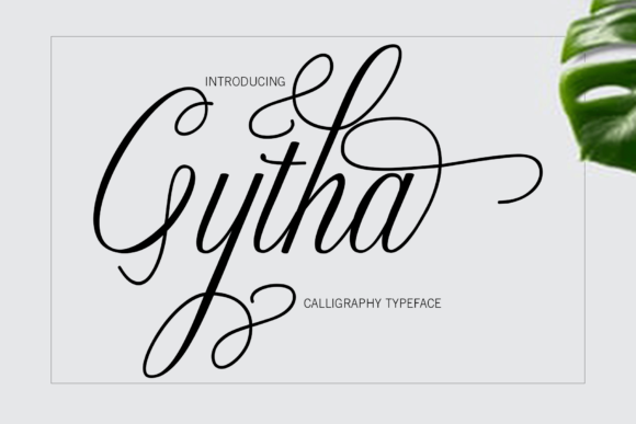 Gytha: A Handwritten Font for Editorial Grace