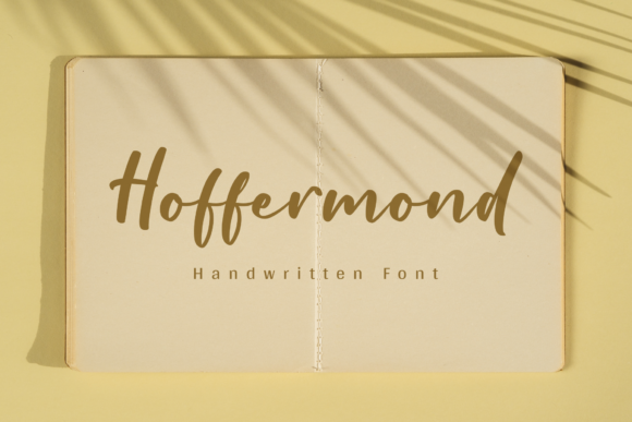 Hoffermond: A Modern Handwritten Typeface for Branding