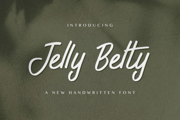 Jelly Belty: A Flowing Handwritten Font for Editorial Design
