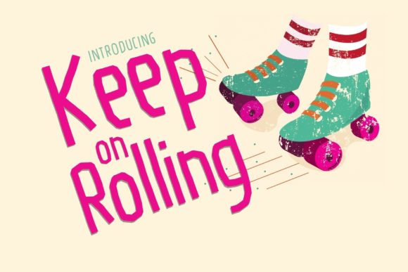 Keep on Rolling: A Handwritten Font for Bold Branding