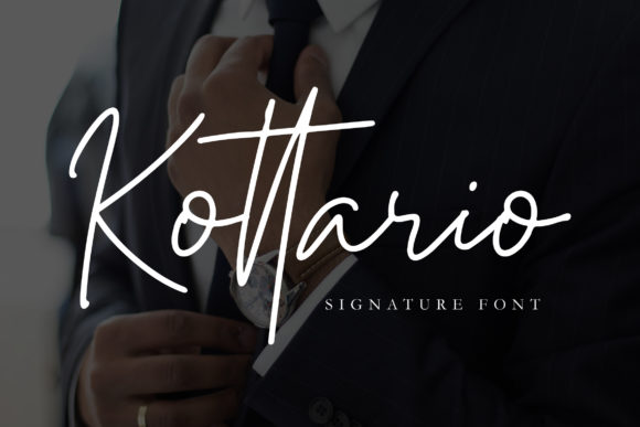 Kottario: A Handwritten Font for Brand Identity