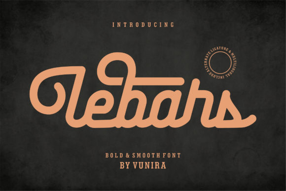 Lebars: A Handwritten Typeface for Modern Branding