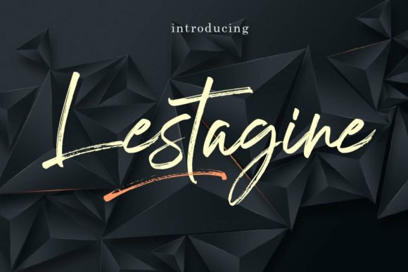Lestagine Font: Elevating Web Design with Handwritten Style
