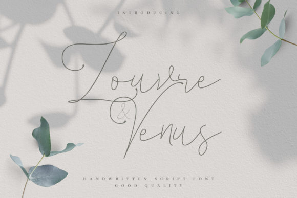 Louvre Venus: A Handwritten Font for Modern Campaigns