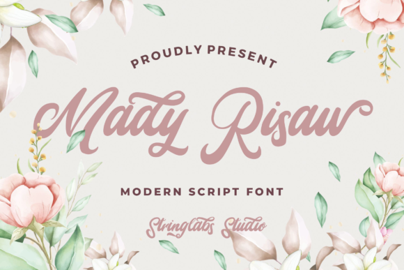 Mady Risaw: A Handwritten Font for Brand Identity