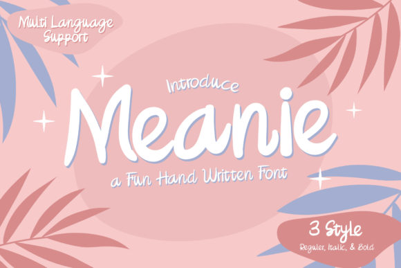 Meanie: A Handwritten Font for Editorial Warmth