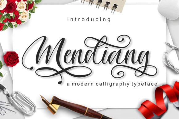 Mendiang: A Handwritten Font for Digital Design