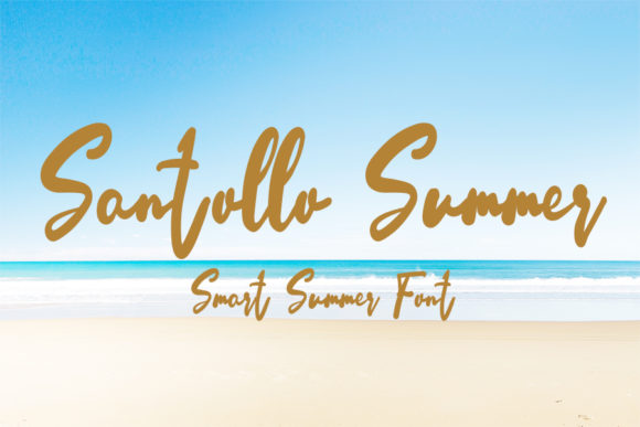 Santollo Summer: The Handwritten Font for Clear Campaigns
