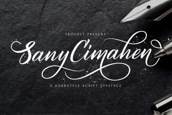 Sany Cimahen: A Handwritten Font for Branding