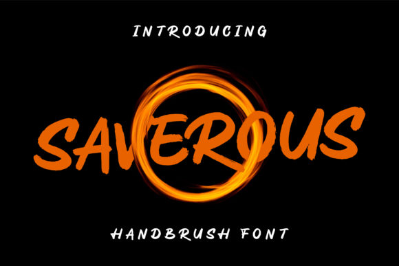 Saverous Font: A Handwritten Typeface for Crafters