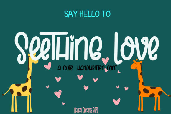 Seething Love: A Handwritten Font for Web Design