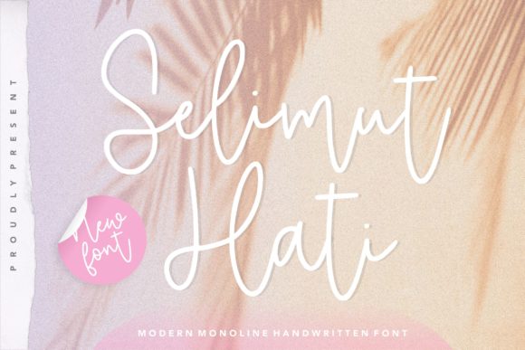 Selimut Hati: A Script Font for Elegant Web Design