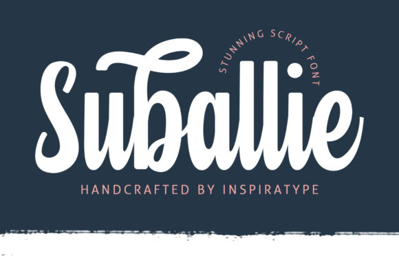 Suballie: A Handwritten Font for Editorial Grace
