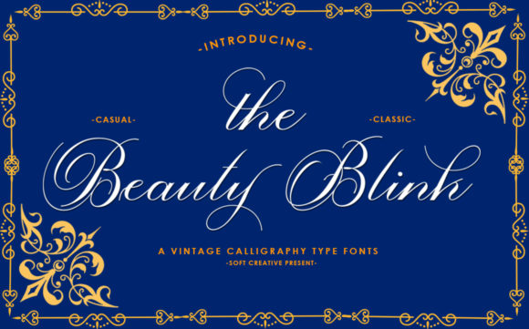 The Beauty Blink: A Handwritten Font for Makers