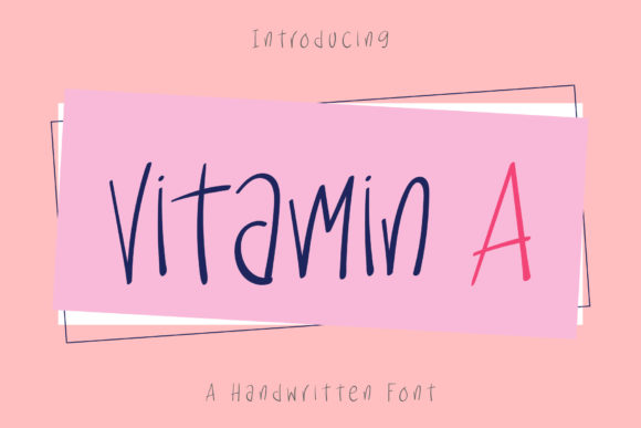 Vitamin A: A Neat Script Font for Web Design