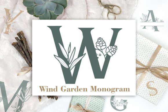 Wind Garden Monogram: A Delicate Handwritten Typeface Review