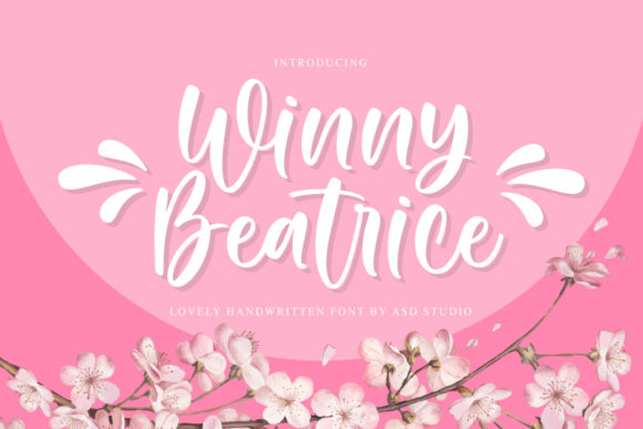 Winny Beatrice: A Handwritten Font for Marketers