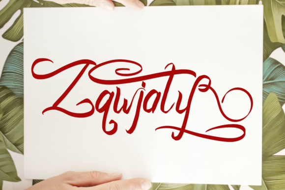 Zawjaty Font Review: Elegant Script for Branding